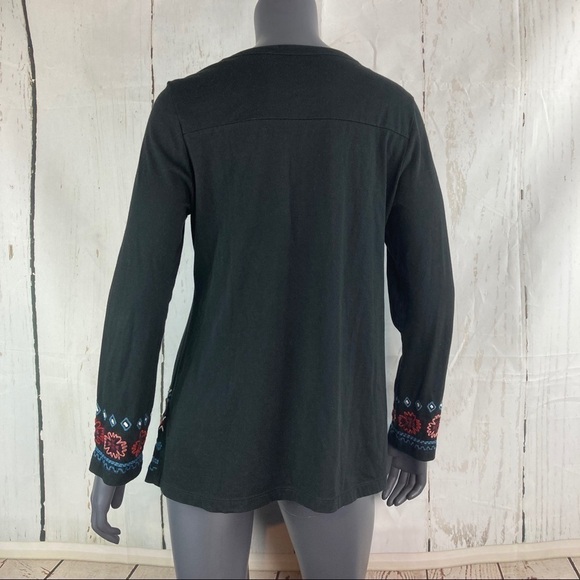 Soft Surroundings embroidered cardigan - Picture 3 of 7